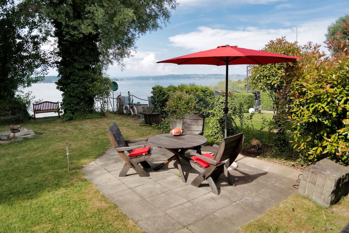 Garten Badehaus Bottighofen