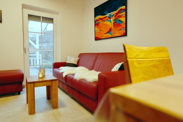 Wohnzimmer, Ferienhaus „Am Alten Stiftshof“