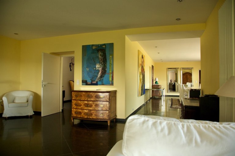 Wohnzimmer Ferienvilla Stutengarten
