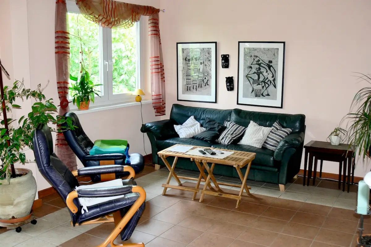 Wohnzimmer Ferienhaus "Am Berg"