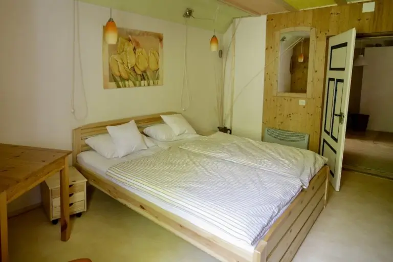 Schlafzimmer Ferienhaus "Blaues Haus"