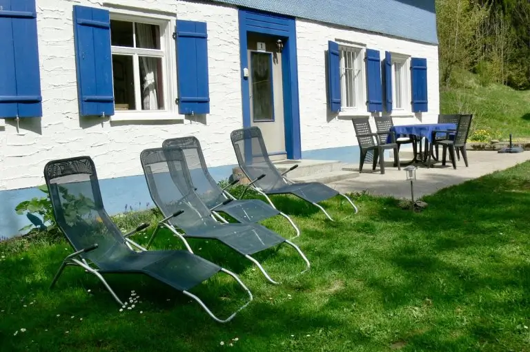Garten Ferienhaus "Blaues Haus"