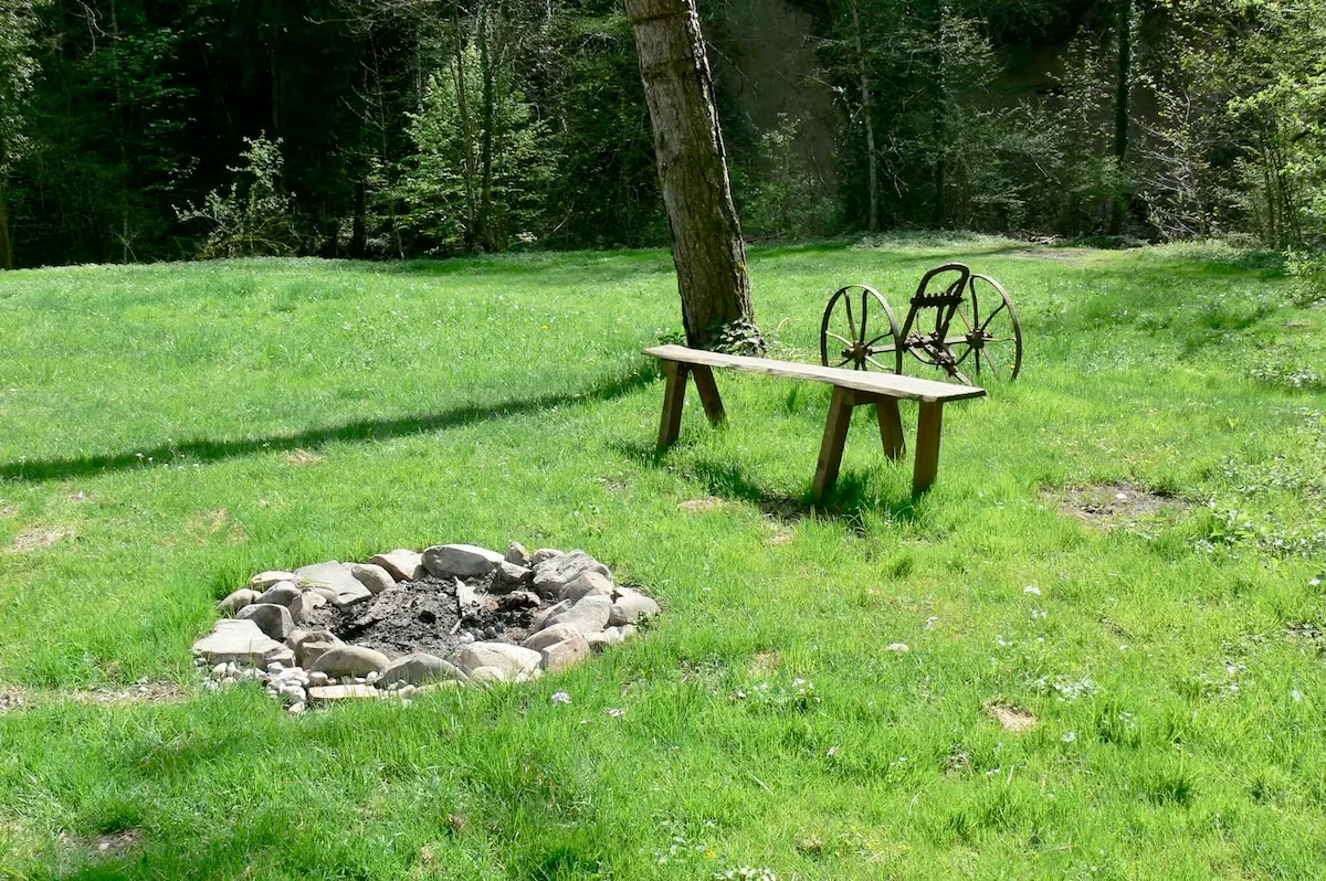 Garten Ferienhaus "Blaues Haus"