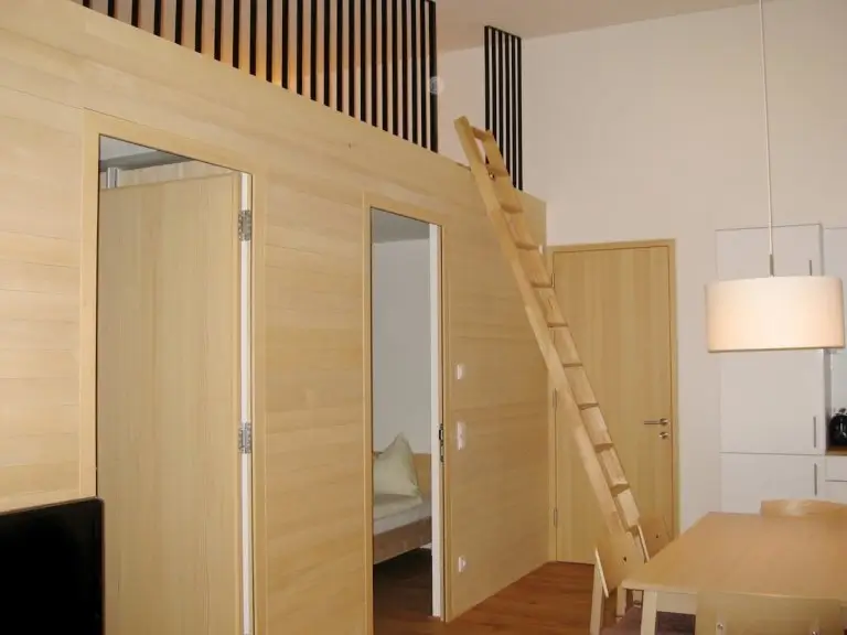 Treppe Fewo "Am Ruggbach" in Lochau