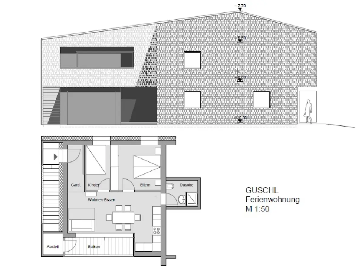 Plan Fewo "Am Ruggbach" in Lochau