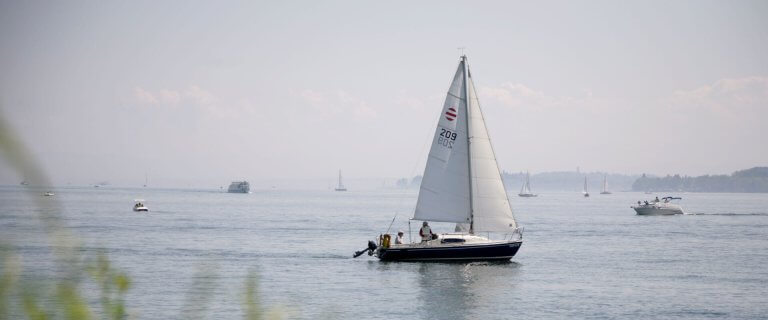 Segeljolle bei Überlingen
