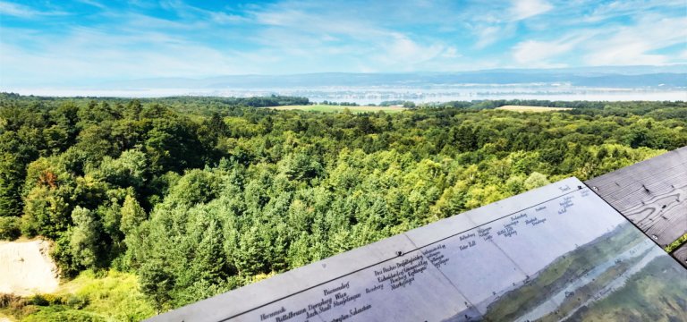 Napoleonturm Hohenrain 2 Napoleonturm mit Blick auf Reichenau