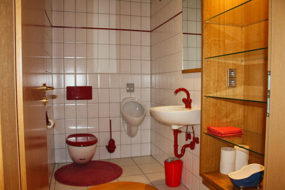 Bad, Ferienwohnung Reichle in Frickingen-Altheim