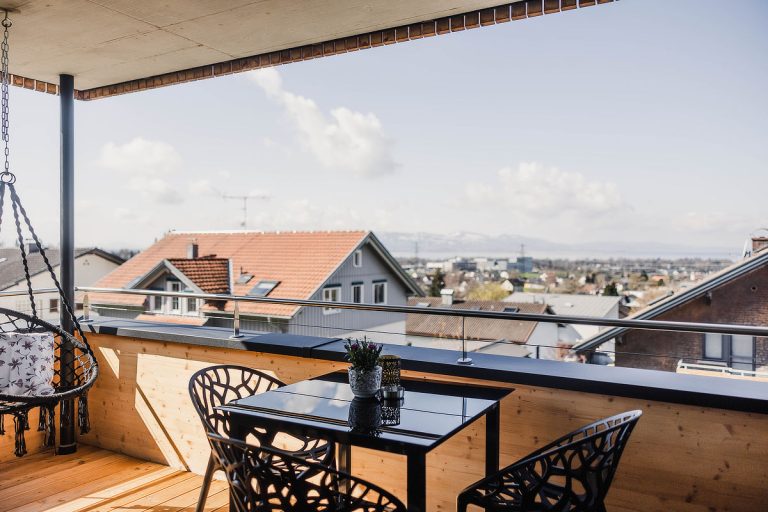 Ferienwohnung in Hörbranz am Bodensee, Balkon