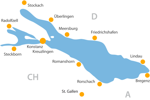 Bodensee Karte
